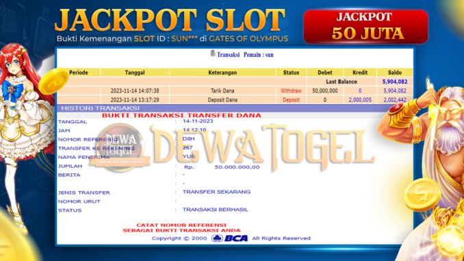 BUKTI JP DEWATOGEL #937